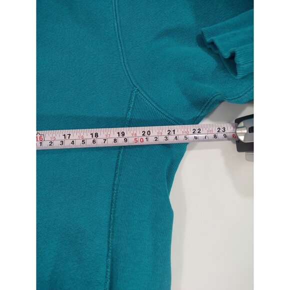 Vintage 90s Champion Reverse Weave Logo Blue Crewneck Sweatshirt XL  Mad… - Picture 8 of 9